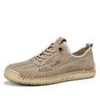 Men's Mixed Material Hiking Water Shoes - Slip-On, Lightweight, Wide Toe Box with Arch Support