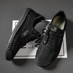 Men's Mixed Material Hiking Water Shoes - Slip-On, Lightweight, Wide Toe Box with Arch Support