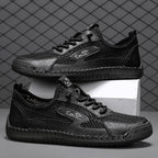 Men's Mixed Material Hiking Water Shoes - Slip-On, Lightweight, Wide Toe Box with Arch Support