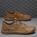 Men's Mixed Material Hiking Water Shoes - Slip-On, Lightweight, Wide Toe Box with Arch Support
