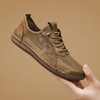 Men's Mixed Material Hiking Water Shoes - Slip-On, Lightweight, Wide Toe Box with Arch Support