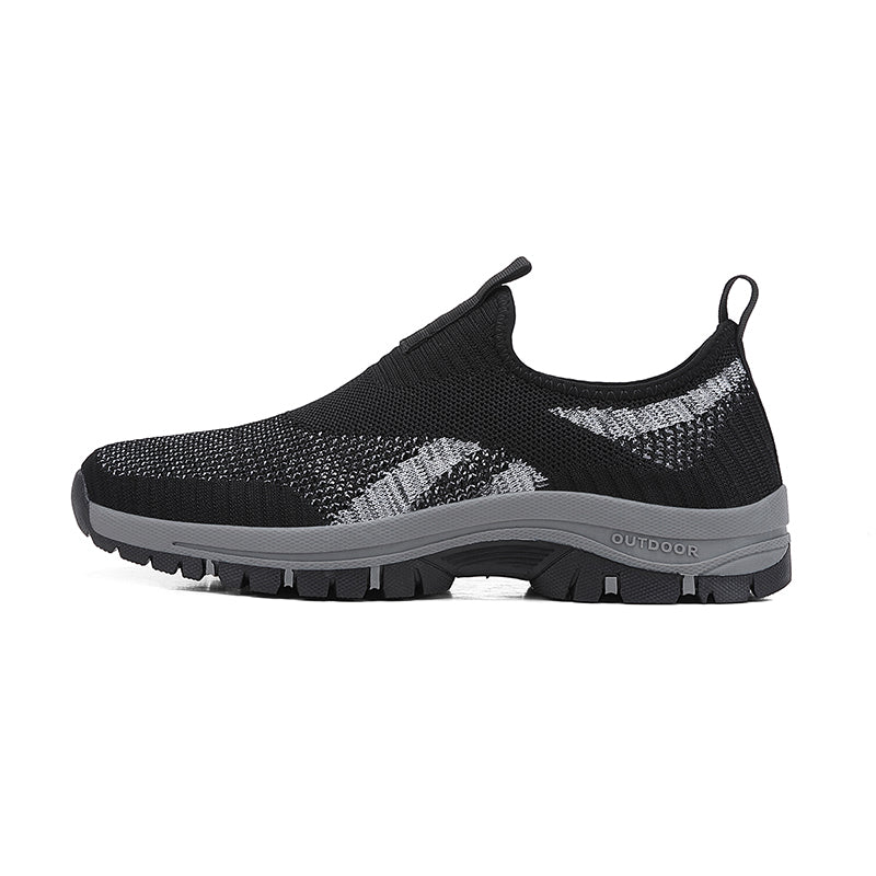 (⏰Clearance Sale - 70% OFF🔥)Men's Mesh Hiking Shoes - Slip-On, Lightweight, Wide Toe Box with Arch Support