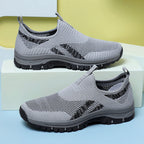 (⏰Clearance Sale - 70% OFF🔥)Men's Mesh Hiking Shoes - Slip-On, Lightweight, Wide Toe Box with Arch Support