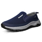 Men's Slip On Walking Casual Loafers - Slip-On, Cushioned, Wide Toe Box with Arch Support