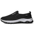 Men's Slip On Walking Casual Loafers - Slip-On, Cushioned, Wide Toe Box with Arch Support