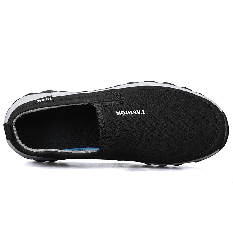 Men's Slip On Walking Casual Loafers - Slip-On, Cushioned, Wide Toe Box with Arch Support