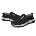 Men's Slip On Walking Casual Loafers - Slip-On, Cushioned, Wide Toe Box with Arch Support
