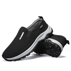 Men's Slip On Walking Casual Loafers - Slip-On, Cushioned, Wide Toe Box with Arch Support