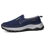 Men's Slip On Walking Casual Loafers - Slip-On, Cushioned, Wide Toe Box with Arch Support