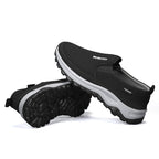 Men's Slip On Walking Casual Loafers - Slip-On, Cushioned, Wide Toe Box with Arch Support