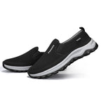 Men's Slip On Walking Casual Loafers - Slip-On, Cushioned, Wide Toe Box with Arch Support