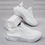 (⏰Limited Time Sale 70% OFF)Men's Mesh Walking Shoes - Lace-Up, Cushioned, Wide Toe Box with Arch Support