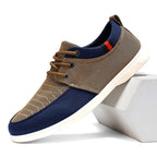 Men's Mesh Walking Shoes - Lace-Up, Breathable, Wide Toe Box with Arch Support