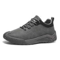 Men's Mixed Suede Casual Boots - Lace-Up, Waterproof, Wide Toe Box with Arch Support