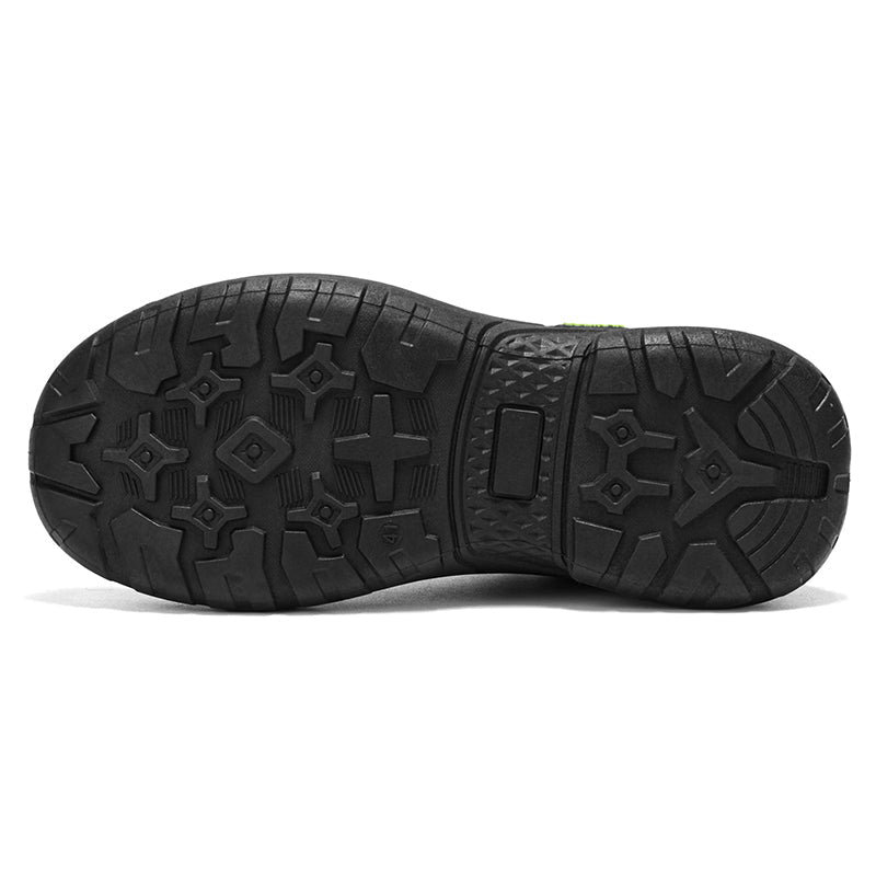 Men’s Waterproof Suede Hiking Shoes for Tired Feet | Wide Toe Box, Arch Support & Non-Slip Grip for Work, Trails & Wet Weather