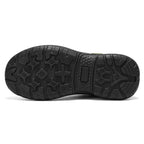 Men’s Waterproof Suede Hiking Shoes for Tired Feet | Wide Toe Box, Arch Support & Non-Slip Grip for Work, Trails & Wet Weather
