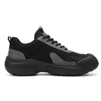 Men’s Waterproof Suede Hiking Shoes for Tired Feet | Wide Toe Box, Arch Support & Non-Slip Grip for Work, Trails & Wet Weather