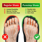 Men's Mesh Walking Shoes - Slip-On, Cushioned, Wide Toe Box with Arch Support