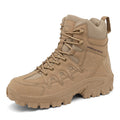 Men Ankle Support Waterproof Non-Slip Hiking Boots Anti-Puncture Anti-Sprain Work Boots