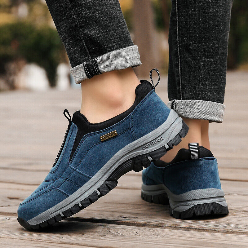 (🎁#1 Best Seller) Men's Comfortable Waterproof Orthopedic Walking Shoes Hiking Shoes