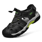 Men's Slip-on Genuine Sports Sandals, Orthopedic Support, Comfortable Lightweight Durable Non-Slip Hiking Sandals