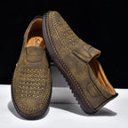 Men's Comfortable Casual Shoes, Built-In Arch Support, Lightweight, Waterproof, Slip Resistant, Breathable Upper, Durable For 5 Years.