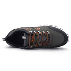 Men's Waterproof Puncture-Resistant Round-Toe Orthopedic Walking Hiking Shoes