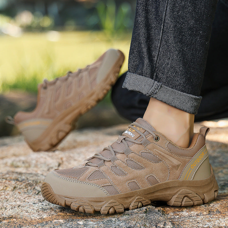 ⏰Limited-Time 70% OFF– Men’s Lightweight Tactical Hiking Shoes – Breathable,Wide Fit with Cushioned Support, Non-Slip & Built for Outdoor Comfort