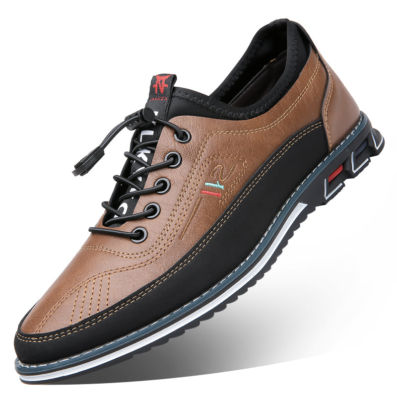 (💥NOW ON: 70% OFF Independence Day Sale!🔥)Men's Cowhide Oxford Business Casual Shoes Office Loafers Dress Comfort Driving Shoes