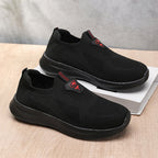 Men’s Lightweight Slip-On Shoes – Breathable Knit, Wide Fit, Comfortable & Flexible for Everyday & Outdoor Wear