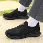 Men’s Lightweight Slip-On Shoes – Breathable Knit, Wide Fit, Comfortable & Flexible for Everyday & Outdoor Wear