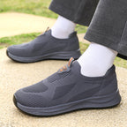 Men’s Lightweight Slip-On Shoes – Breathable Knit, Wide Fit, Comfortable & Flexible for Everyday & Outdoor Wear