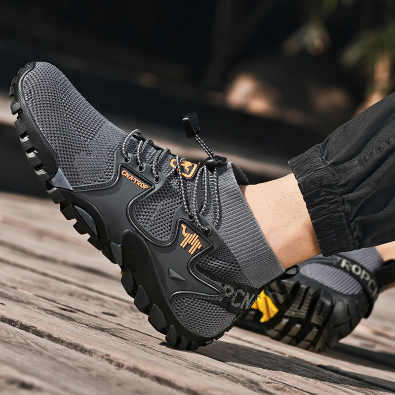 Men's Brand Hiking Shoes Outdoor Shoes Waterproof Non-slip anti-sprain