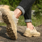 Men’s ASTM-Certified Steel Toe Work Shoes – Puncture-Resistant, Arch Support, Wide Toe Box, Breathable, Lightweight & Slip-Resistant