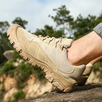 Men’s ASTM-Certified Steel Toe Work Shoes – Puncture-Resistant, Arch Support, Wide Toe Box, Breathable, Lightweight & Slip-Resistant