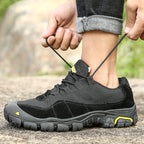 Men’s ASTM-Certified Steel Toe Work Shoes – Puncture-Resistant, Arch Support, Wide Toe Box, Breathable, Lightweight & Slip-Resistant