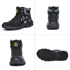 Men’s Steel Toe Orthotic Work Boots – Puncture-Resistant, Waterproof, Non-Slip, All-Day Comfort