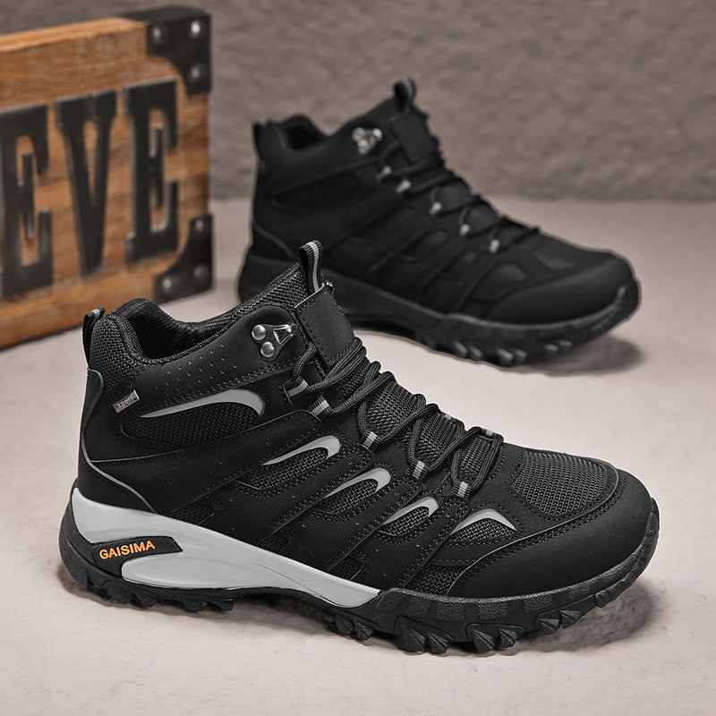 Men’s Outdoor Work Boots – Protective Build, Arch Support, Wide Fit, Breathable Lining, Lightweight & Slip-Resistant for Hiking & Work