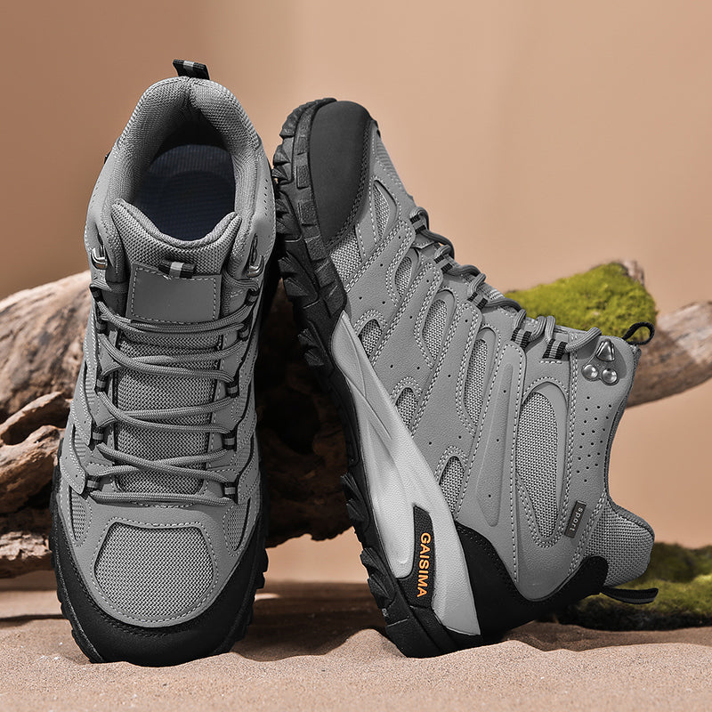 Men’s Outdoor Work Boots – Protective Build, Arch Support, Wide Fit, Breathable Lining, Lightweight & Slip-Resistant for Hiking & Work
