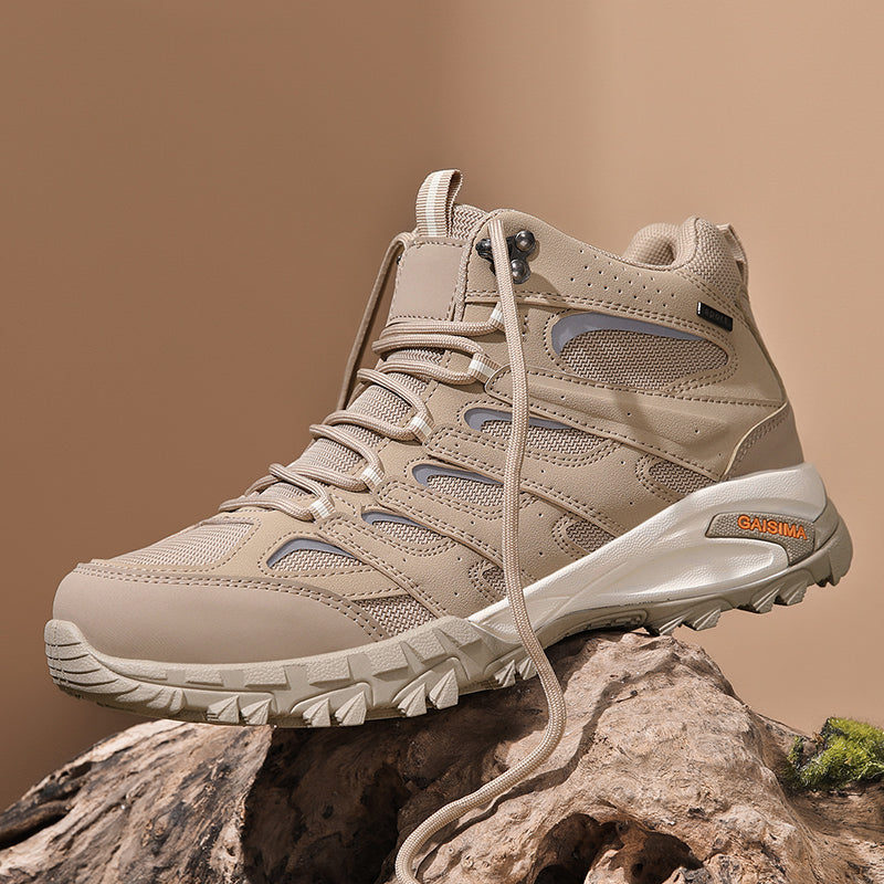 Men’s Outdoor Work Boots – Protective Build, Arch Support, Wide Fit, Breathable Lining, Lightweight & Slip-Resistant for Hiking & Work