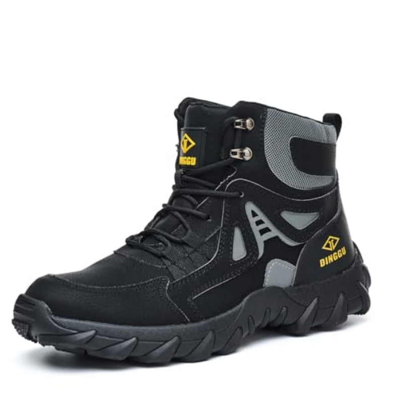 Men’s Steel Toe Orthotic Work Boots – Puncture-Resistant, Waterproof, Non-Slip, All-Day Comfort