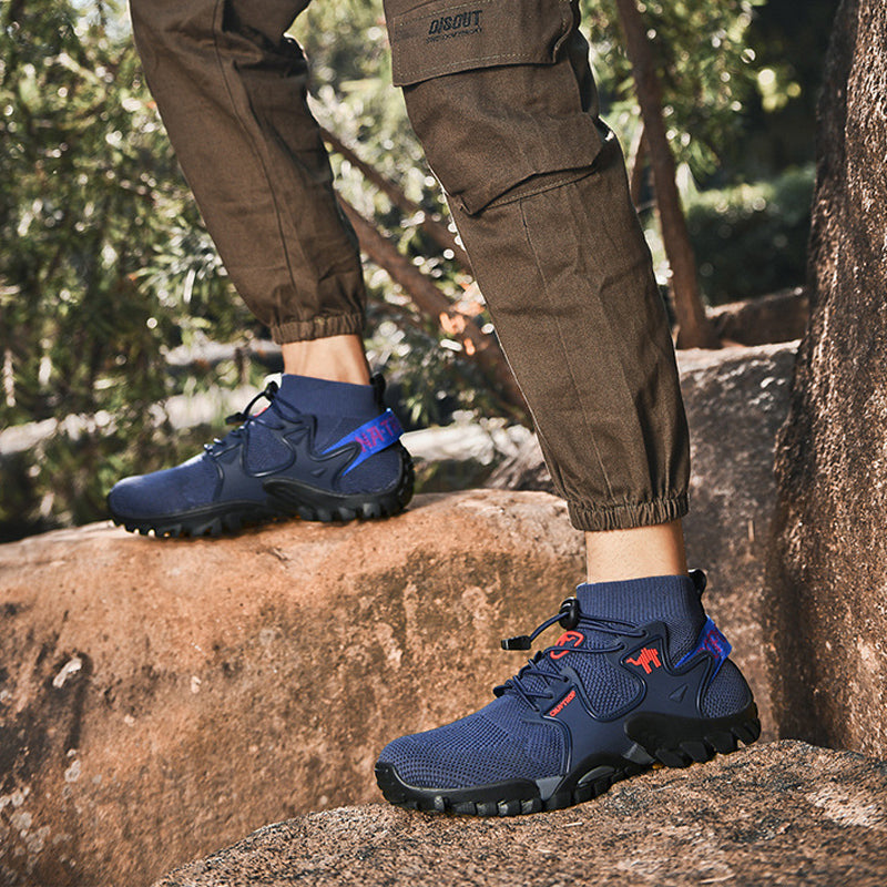 Men's Brand Hiking Shoes Outdoor Shoes Waterproof Non-slip anti-sprain