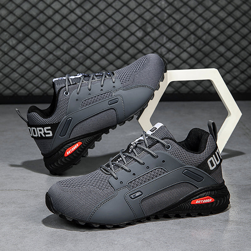 Free Orthotic Insole Included – Men’s Performance Running Shoes with Breathable Knit, Arch Support & Responsive Cushioning