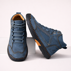 (🎁#2 Best Seller) Men's Handmade Leather Boots Waterproof Arch Support Spacious Toe Box