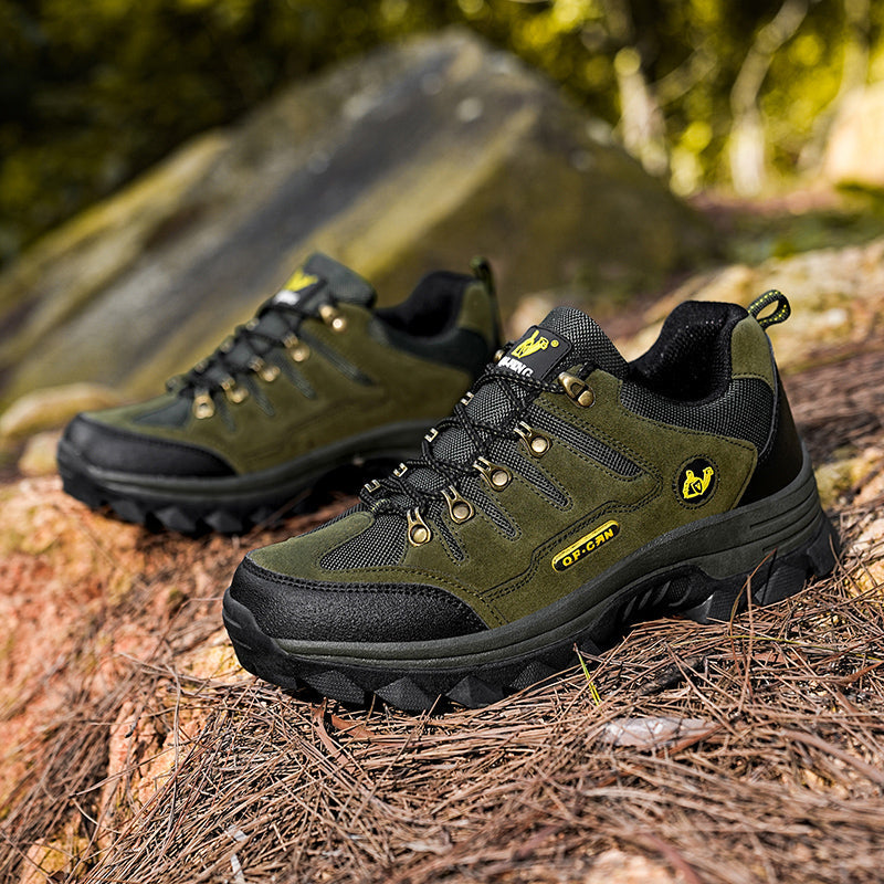 Men’s Rugged Outdoor Shoes – Wide Toe Comfort, Strong Grip & Built for Tough Terrain