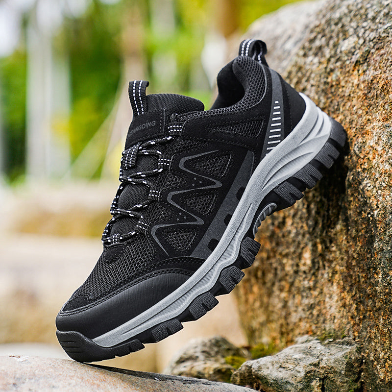 (🎁#7 Best Seller) Men’s Athletic Work Shoes – Arch Support, Wide Toe Box, Breathable, Lightweight, Non-Slip, Built for Hiking & Outdoor Use
