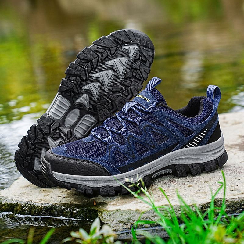 (🎁#7 Best Seller) Men’s Athletic Work Shoes – Arch Support, Wide Toe Box, Breathable, Lightweight, Non-Slip, Built for Hiking & Outdoor Use