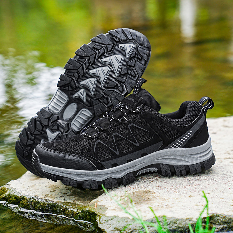 (🎁#7 Best Seller) Men’s Athletic Work Shoes – Arch Support, Wide Toe Box, Breathable, Lightweight, Non-Slip, Built for Hiking & Outdoor Use
