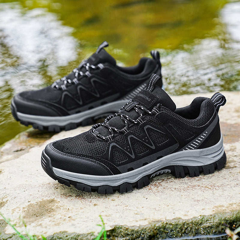 (🎁#7 Best Seller) Men’s Athletic Work Shoes – Arch Support, Wide Toe Box, Breathable, Lightweight, Non-Slip, Built for Hiking & Outdoor Use