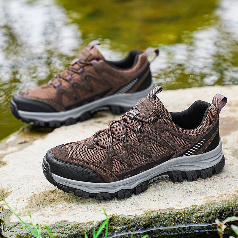 (🎁#7 Best Seller) Men’s Athletic Work Shoes – Arch Support, Wide Toe Box, Breathable, Lightweight, Non-Slip, Built for Hiking & Outdoor Use